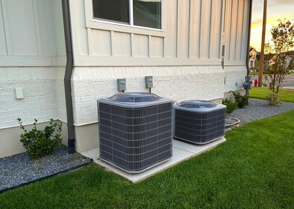 outside heat pumps